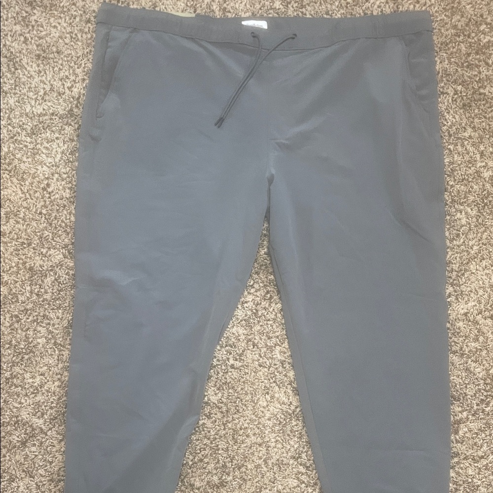 Men's Charcoal Joggers with Drawstring Waist